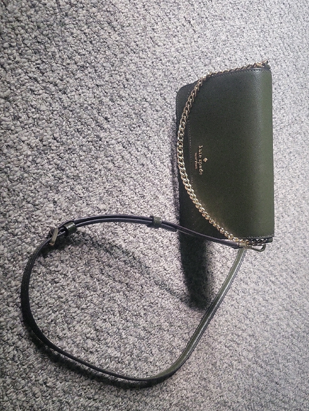 Kate Spade Olive Green Mini Crossbody